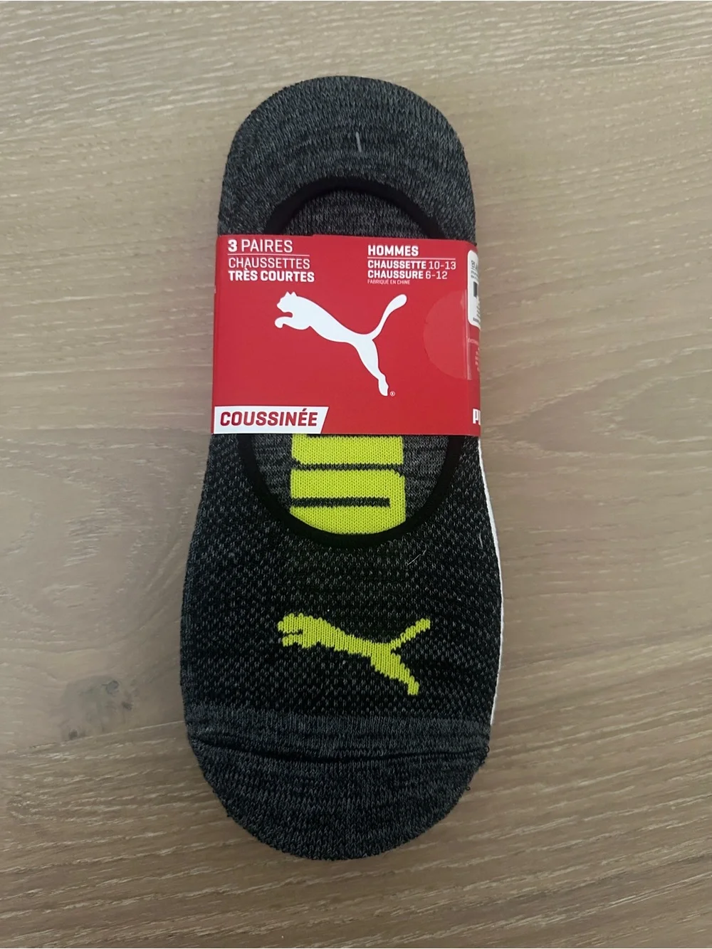 3 pair Puma No Show Socks